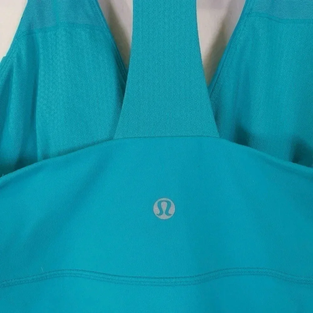 Lululemon Deep Breath Teal Racerback Tank - Picture 8 of 11